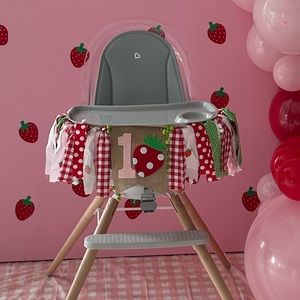 Strawberry Berry First Birthday Party Supplies
